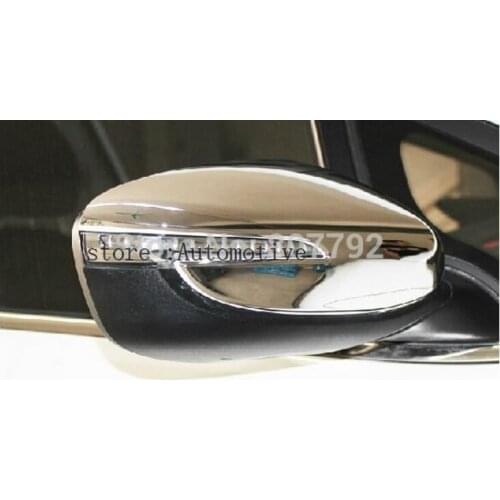 Car styling 2013 for KIA Cerato/K3 ABS Chrome Rearview mirror cover Trim/Rearview mirror Decoration