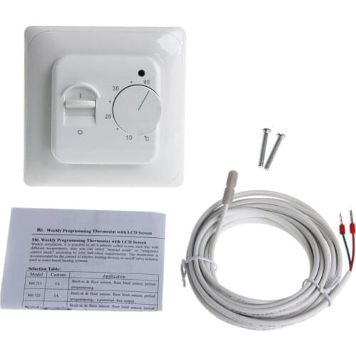 Floor Heating Thermostat Air Condition Temperature Controller Switch 16A 220V