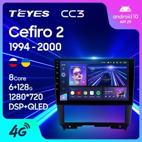 TEYES CC3 For Nissan Cefiro 2 A32 1994 - 2000 Car Radio Multimedia Video Player Navigation stereo GPS Android 10 No 2din 2 din dvd