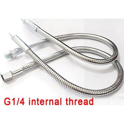 1/4 internal thread 400mm length lathe Metal cooling pipe Universal tubing spray pipe Nozzle tube Universal outlet pipe