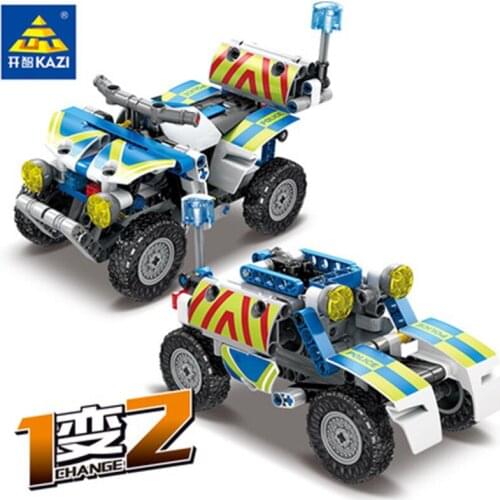 200pcs Kaizhi KY1011-1 Engineering Vehicle Series Auxiliary Kit Puzzle Assembled Building Block Toy Gifts