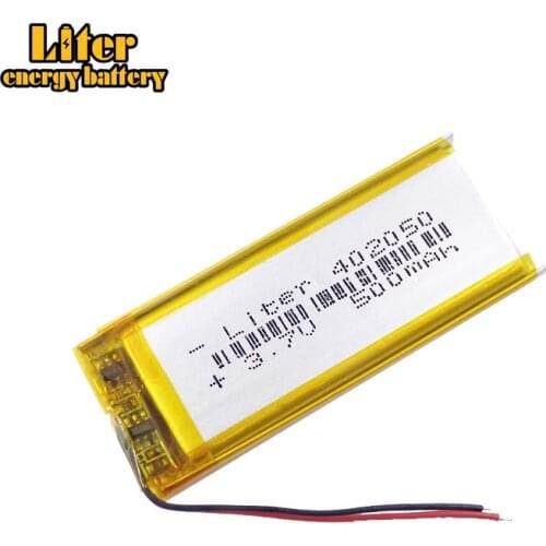 3.7V lithium polymer battery 042050 402050 402048 382048 MP3 voice recorder Bluetooth stereo 500MAH