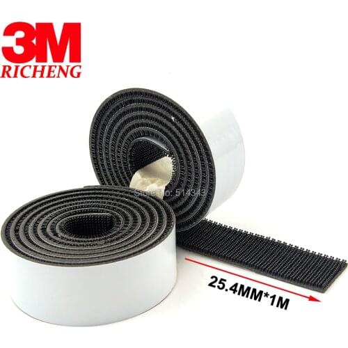 3M SJ3541 Dual Lock 400 Type Self Adhesive Tape Double Sided Rubber 3M Tape 1in*1M Length Fasteners Tape