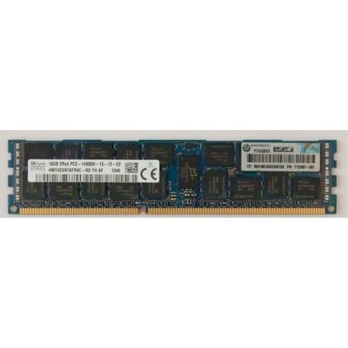 708641-B21 712383-081 715274-001 16GB 2RX4 DDR3-1866 PC3-14900R REG ECC