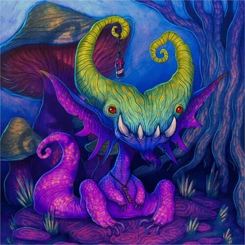 5D DIY Full Round/Square Diamond Painting Cartoon Animal Pictures 3D Embroidery Cross Stitch Rhinestone Mosaic Home Decor Yc1058