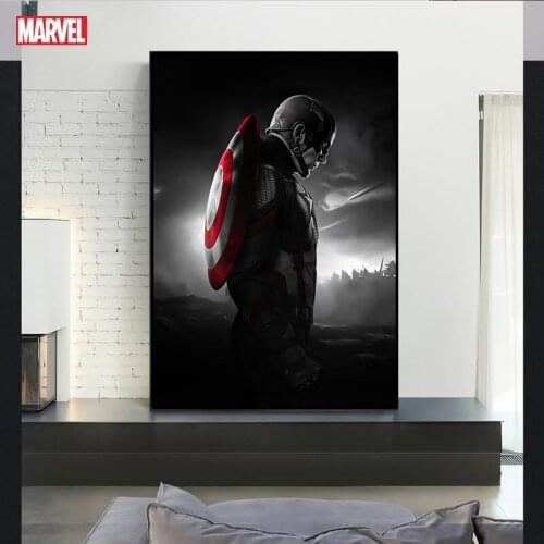 Diamond Painting Superhero Marvel Poster Iron Man Captain America Action Movie Characters Wall Art Kids Room Decoration Gift