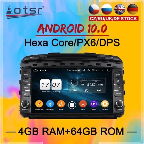 2 Din IPS Screen Android 10 DSP Car Multimedia Player For Kia Sorento Prime KX7 2015-2019 GPS Navi Audio Radio Stereo head unit