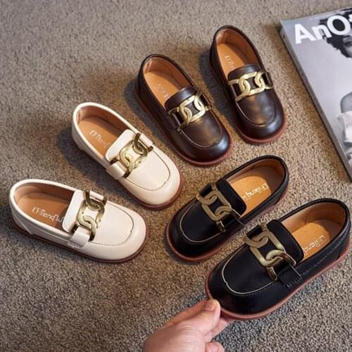 Kids Shoes Girls Shoes PU Leather Princess Shoes Soft Sole Girls Dress Shoes Girls Loafers Kids