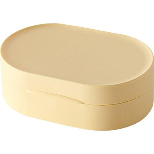 Travel Accessories Home Use Waterproof For Bathroom Kitchen Shower Gift Multifunctional Soap Dish Portable With Lid Camping