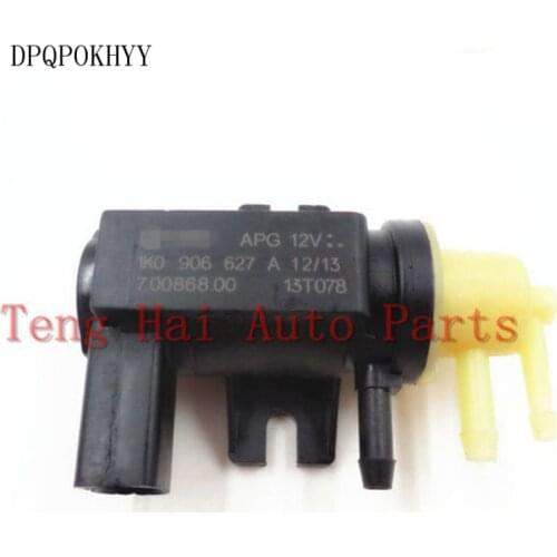 DPQPOKHYY For VW OEM 1K0906627A N75 Turbo Boost Pressure Solenoid Converter Valve 1.9L Mk4 ALH TDI '99-03