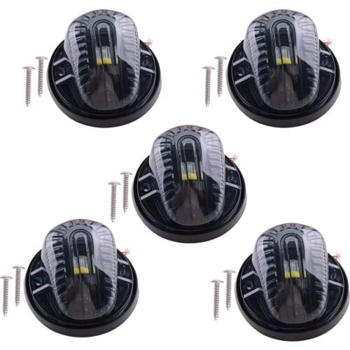 Smoke Black Cab Roof Top Marker Clearance Running Lights Fit For Chevrolet GMC C K Series 1973 1974-1983 1984 1985 1986 1987