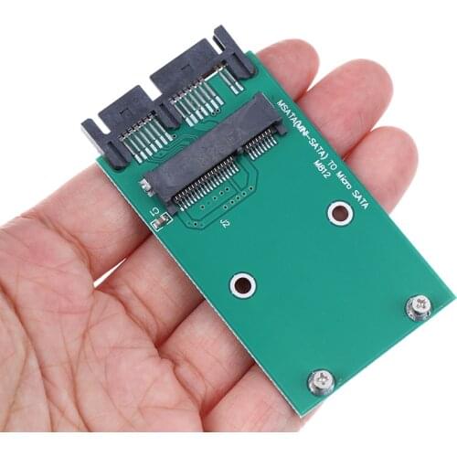 Converter Card Hot sale 1Pc Mini PCIe PCI-e mSATA 3x5cm SSD To 1.8" Micro SATA Adapter