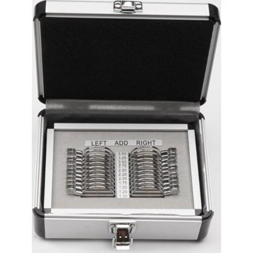 Optical Trial Lens Set Optometry Lens Optometry Box Trial Lens Equipment Eye Protection Accessories 22Pcs