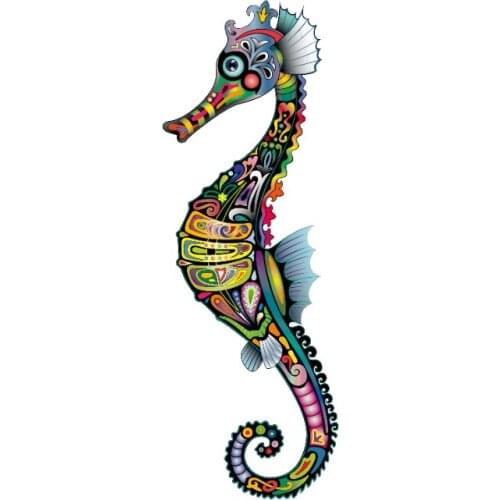Three Ratels wall sticker art custom Colorful Seahorse wall stickers for kids wall sticker art for bedroom Car sticker