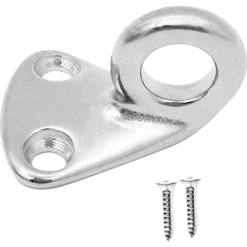 Wall Mounted Hanging Carabiner Hook - Marine Grade 316 Stainless Steel