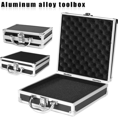 Newest Portable Aluminium Carry Case Tool Cabinet Storage Organizer Travel Tool Holder