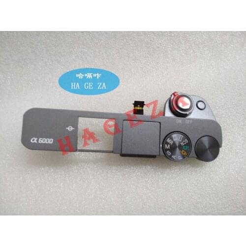 New Original For Sony ILCE-6000 ILCE-6000L A6000 Top Cover gray Case Service Block Ass'y With Shutter Mode Button Unit A2044430A