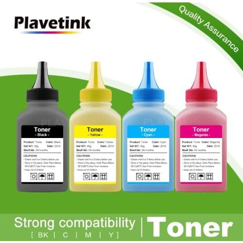 PLAVETINK 4Pcs Toner Powder For Xerox Phaser 6020 6022 6010 Workcentre 6015 6025 Laser Printer Bottled Color Toner Refill Reset