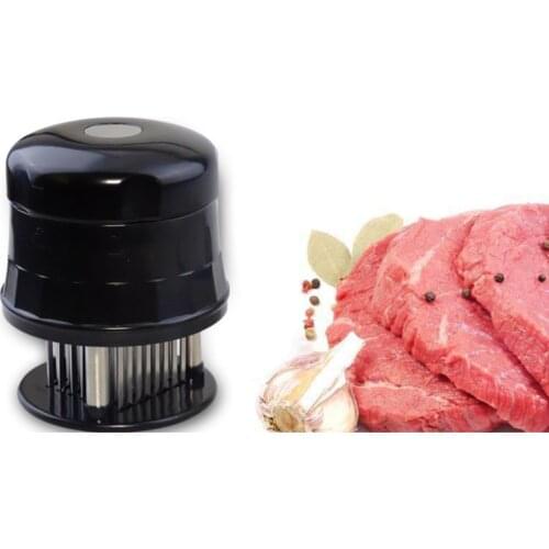 Professional Meat Tenderizer Needle With 56 Stainless Steel Blades Kitchen Cooking Tools Tender Meat Hammer For Beef Steak