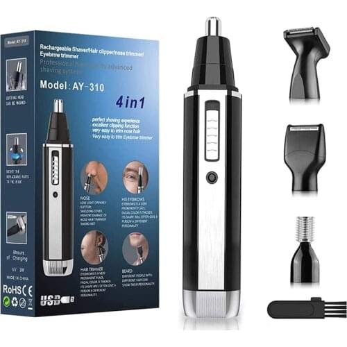 Professional Nose Hair Trimmer Powerful Waterproof Nose Ear Hair Trimmer for Men Wet/Dry Use Nose Clippers