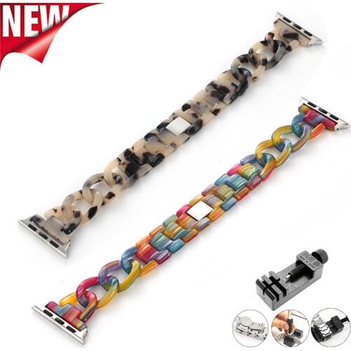 Watch band for women for Apple Watch strap Series 6 SE 5 42 44mm loop wristband for Iwatch 38mm 40mm apple watch 4 3 2 1bracelet