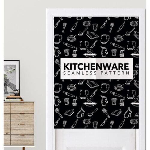 Customizable curtain Restaurant Kitchen Linen Door Curtain Bedroom Curtains Home decoration