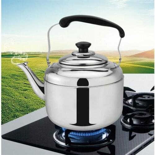 New Arrival High Quality Stainless Steel Thickened Kettle Gas Large Capacity Whistle Gas Induction Cooker Gas Kettle 4L Hot Sale