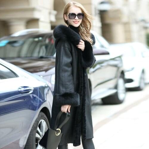 Genuine Leather Jacket Women Sheep Shearing Winter Coat Women Two Side Wear Womens Clothing Jaqueta De Couro YY5326 YY734