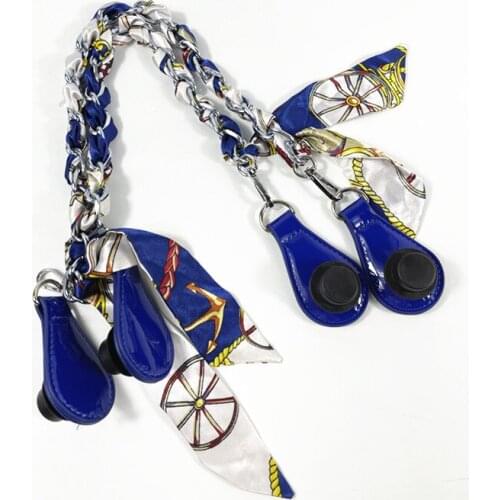 1 Pair of 60cm Short Siik Cloth Bag Handles For obag Women Handbag Chain Strap 2021