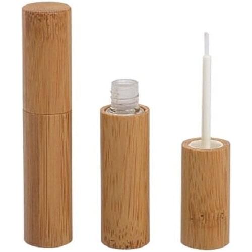 4ML 20pcs/lot New Arrival Bamboo Eyeliner Tube, Top Grade Eye Liquid Container,Cosmetic Eye Growth Liquid Bottle,Eye Makeup Tool