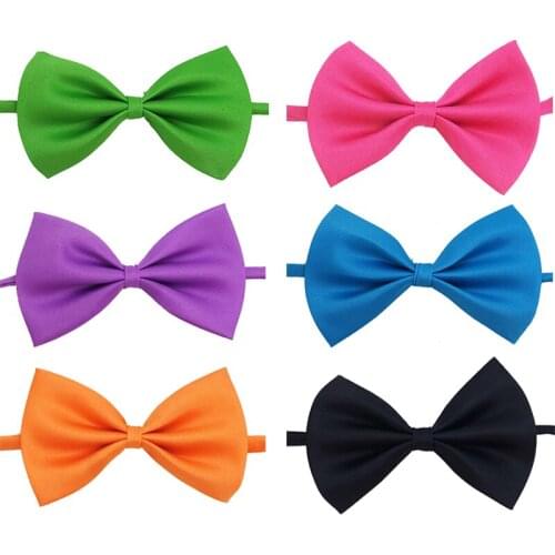 5 Pieces/lot) Most Colors Dog Tie Small Dog Cat Bowtie Kid NeckTie Puppy Collar Accessory