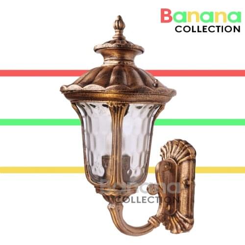 American Retro Outdoor Wall Sconce Lighting LED Wall lamp Waterproof Garden Wall Light Fixtures Aluminum Glass Porch Lights