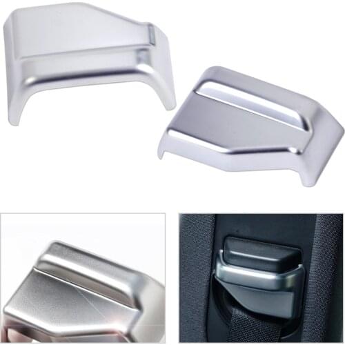 Beler 2x ABS Chrome Interior B Pillar Safety Belt Frame Seat Cover Trim for Mercedes Benz E Class W212 2010-2012 2013 2014 2015