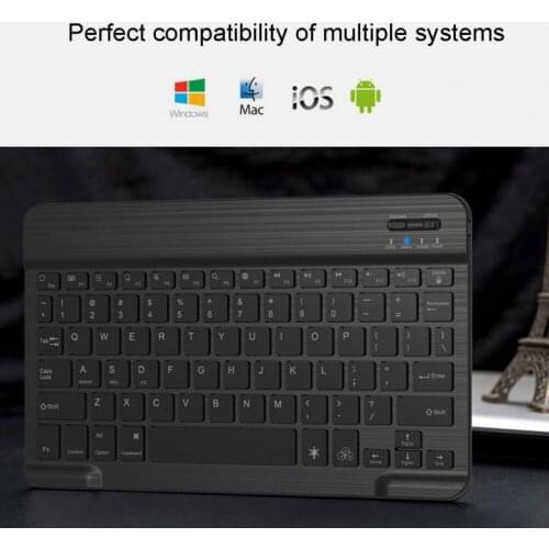 10 Inches Wireless Bluetooth Keyboard For IOS Android Windows MacOS Laptop Keyboard Universal Backlit Luminouos Ultra Slim