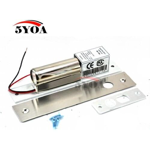 Electric Bolt Lock 2-Lines DC 12V Stainless Steel Heavy-duty Fail-Safe Drop Door Access Control Security