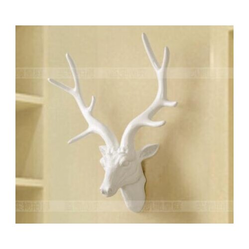 Retro nostalgia Deer head rhinoceros head living room mural Wall Decoration pendant antlers stereo head ornaments