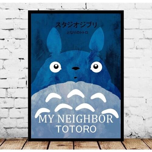 Hayao Miyazaki My neighbor Tonari no totoro Anime Poster