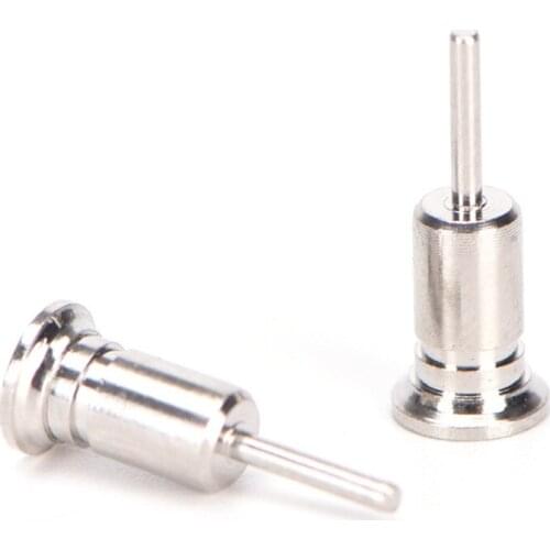 Metal Phone Sim Card Tray Eject Pin Tool & 3.5mm Earphone Jack Dust Plug Dustproof Cap Gadget For iPhone 6 6s5s xiaomi