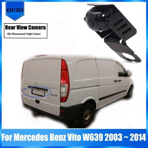 Rear View Reverse Camera For Mercedes Benz Vito Viano W639 2003 ~ 2014 Night vision BackUp Parking Waterproof Brake light Camera
