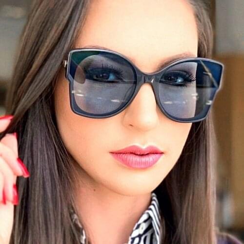Classic Brand Women Sunglasses Cat Eye Fashion Ladies Sun Glasses Luxury Designer Cateye Shades