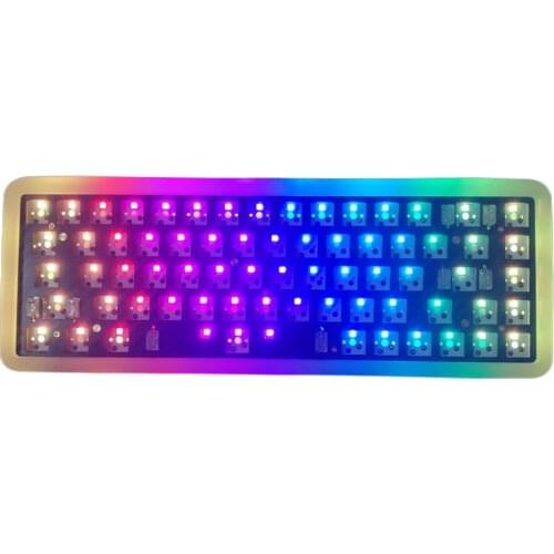Hotswap Keyboard SK68 Bluetooth 5.0 Keyboards RGB Hot swap Mechanical Keyboard Kit Acrylic Case 68