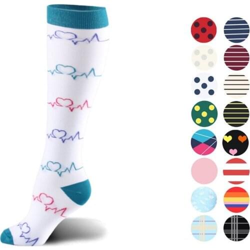 Compression Socks Fit For Golf Hiking Rugby Pregnancy Edema Medical Nursing For Varicose Veins Leg Relief Pain Knee Men Socks