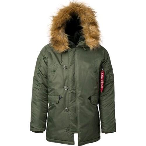 2018 Winter puffer jacket men long canada coat military fur hood warm trench camouflage tactical bomber army korean parka