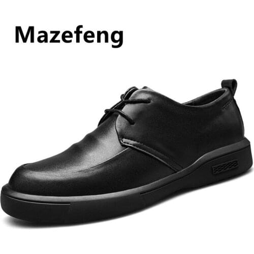 2021 New Men Dress Shoes High Quality Leather Formal Shoes Men Big Size 38-45 Oxford Shoes for Men Fashion Office Shoes Men