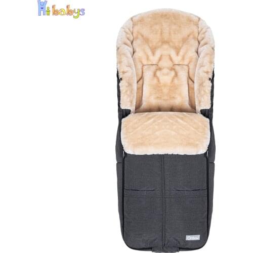 Soft Baby Sleeping Bag Artificial Wool Warm Baby Cocoon In The Stroller Outdoor Stroller Soft Childrens Cocoon For Sleep