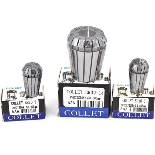 NEW AAA grade 1pcs ER20 spring collet chuck precision 0.005mm for CNC Milling Lathe Tool spindle motor