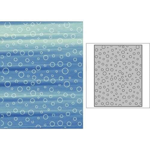 New Small Dots Flower Craft Embossing Mold 2021 Metal Cutting Dies for DIY Decorative Scrapbooking Album Card Making No Stamps