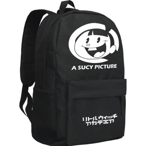 New Anime Little Witch Academia Backpack Fashion Oxford School Bag Unisex