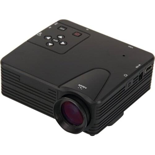 H80 projector Portable Mini 640x480 Pixels Full H D 0 Brighter and clear LED Projector Video Home Cinema Theater