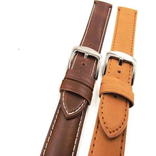 1PCS High quality 24MM PU leather Watch band watch strap 3 colors available -090104
